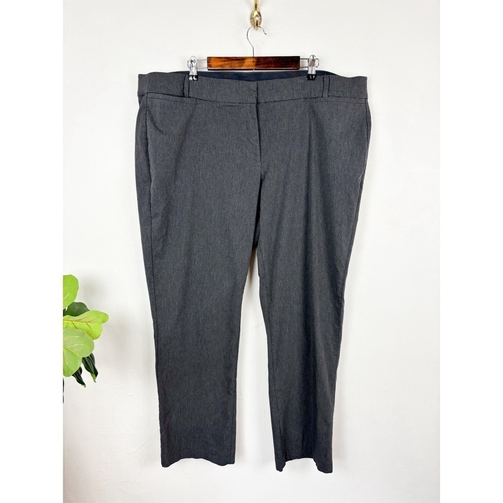 Lane Bryant The Allie Gray Workwear Slacks Sz 26 Short